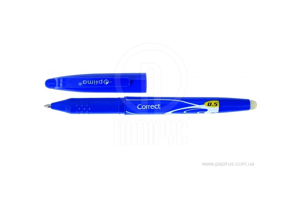 Купить Ручка шариковая пиши-стирай Optima CORRECT - ПАПИРУС