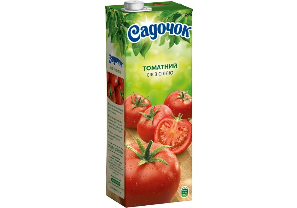 Купить Сок Садочок томатный, 1,45л - ПАПИРУС