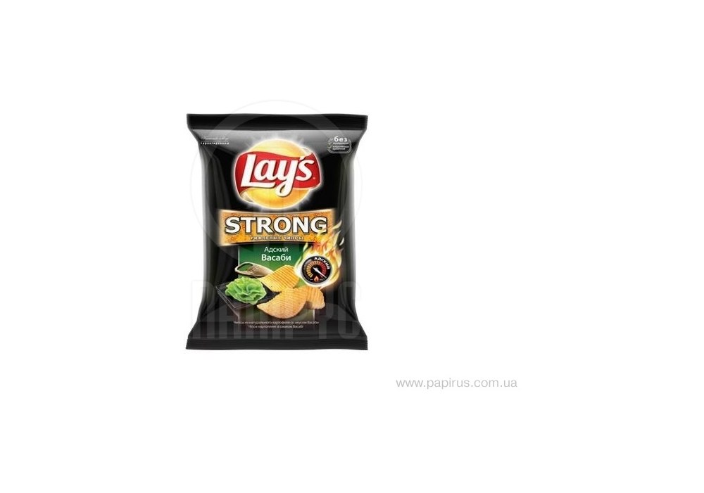 Купить Чипсы Lay's Strong адский васаби - ПАПИРУС
