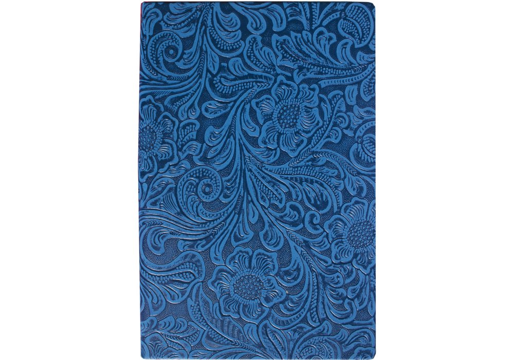 Діловий записник А5, Lady, тверда обкладинка, кремовий нелінований блок, блакитний