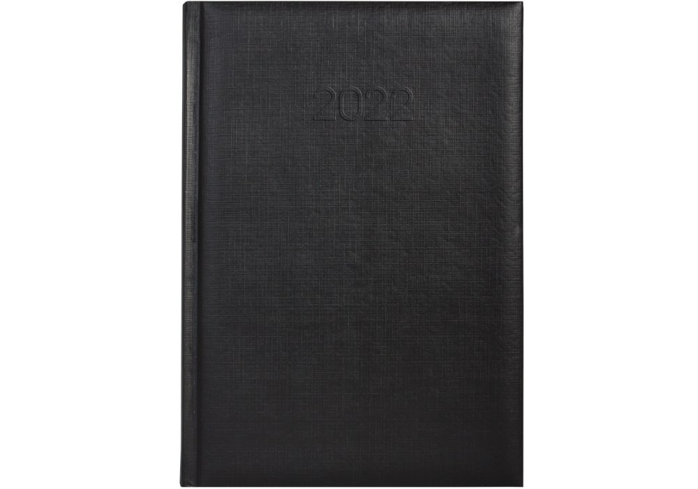Купить Ежедневник датированный 2022, BASIC, черный, А5 - ПАПИРУС