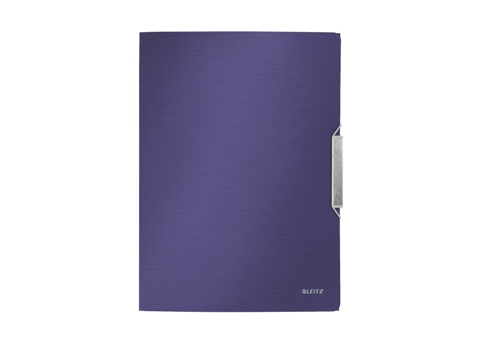 Папка-бокс А4 на резинке Leitz Style, PP на 150 лист., титановый синий