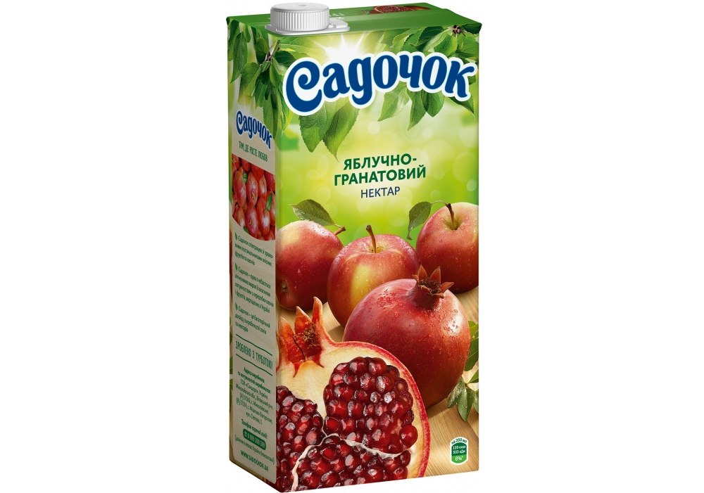 Купить Нектар Садочок яблочно-гранатовый, 1,93л - ПАПИРУС