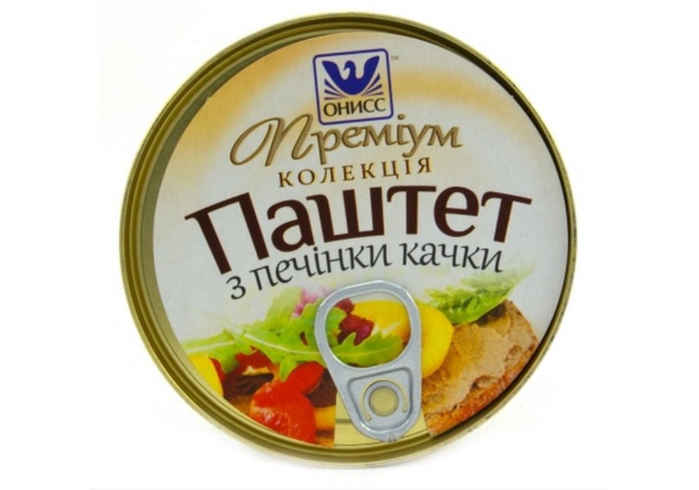 Купить Паштет Онисс из печени утки, 175г - ПАПИРУС