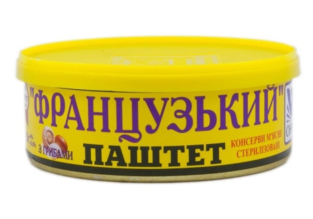 Купить Паштет Онисс Французский с грибами, 240г - ПАПИРУС