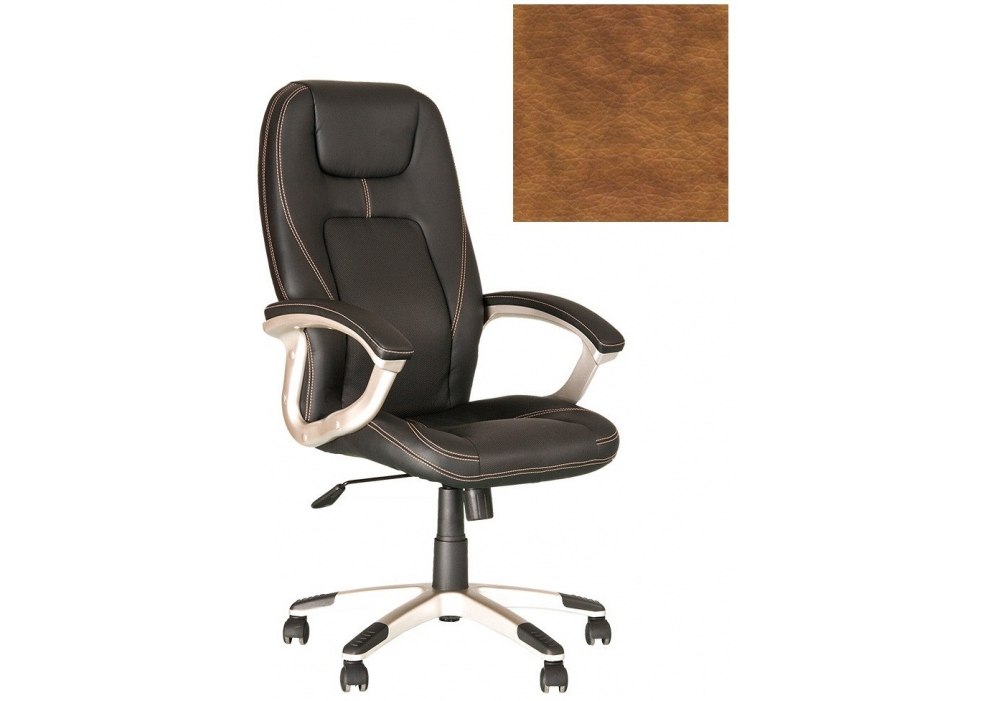 Крісло FORSAGE Tilt PL35, екошкіра, коричневий