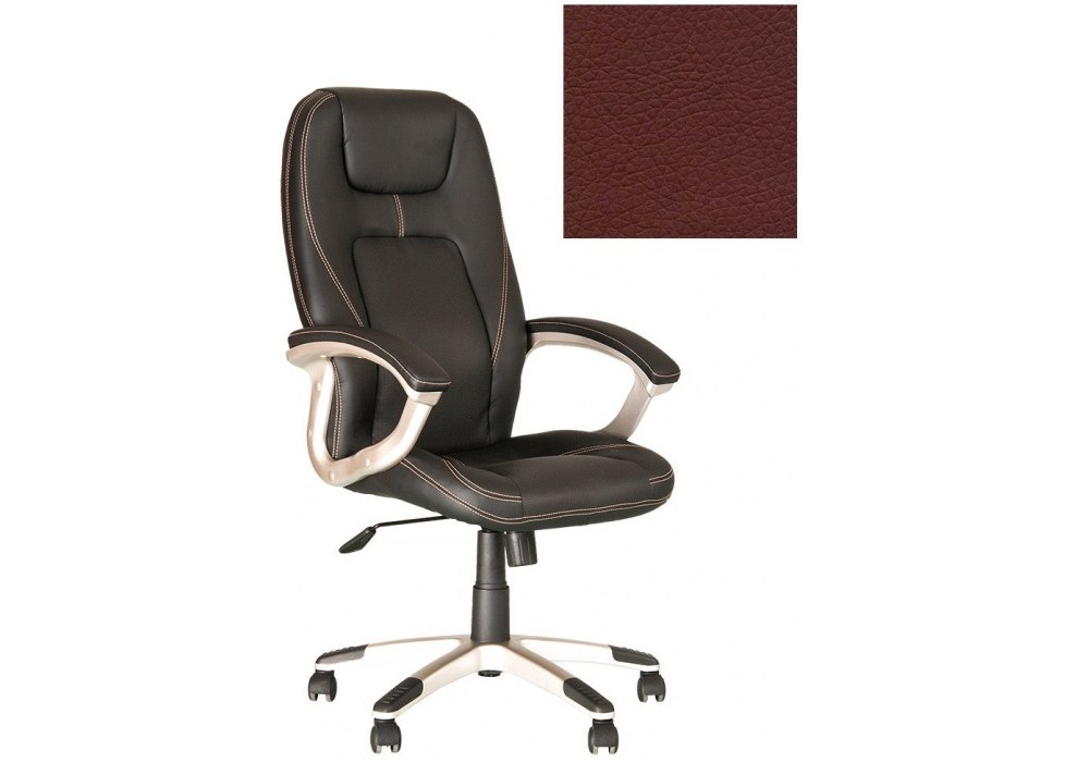 Крісло FORSAGE Tilt PL35, екошкіра, бордовий