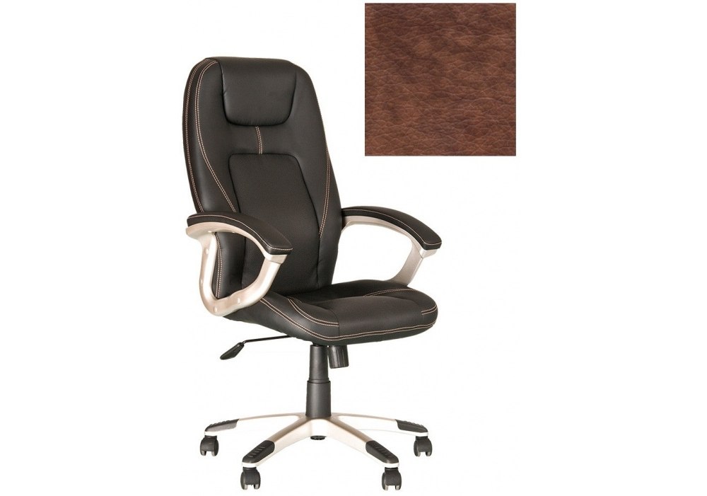 Крісло FORSAGE Tilt PL35, екошкіра, коричневий
