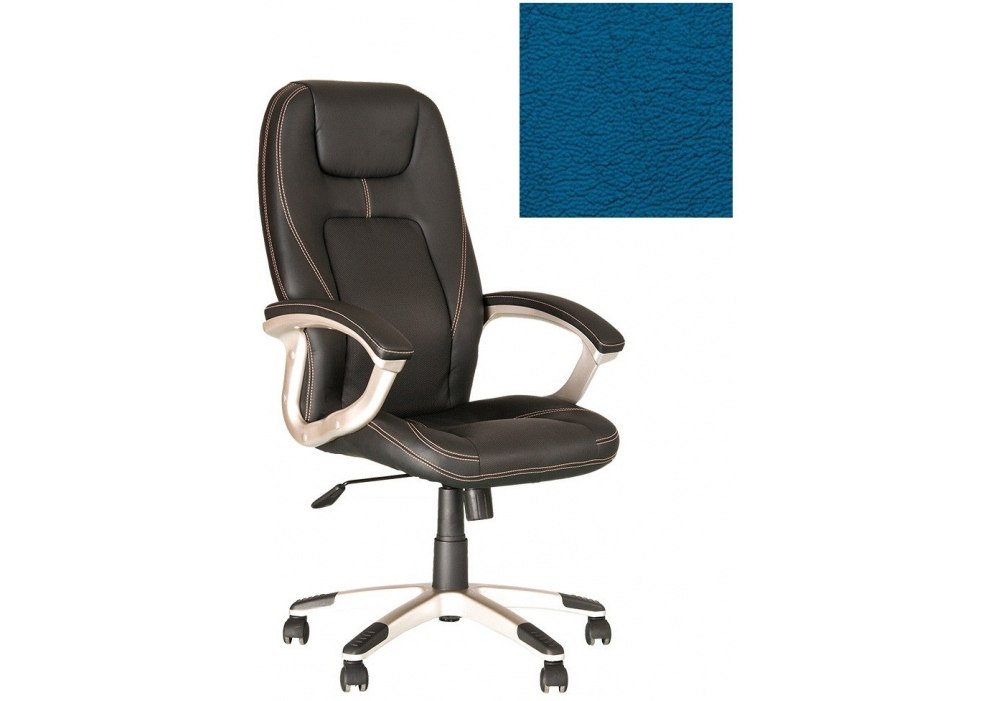 Кресло FORSAGE Tilt PL35, кожа LUX, синий