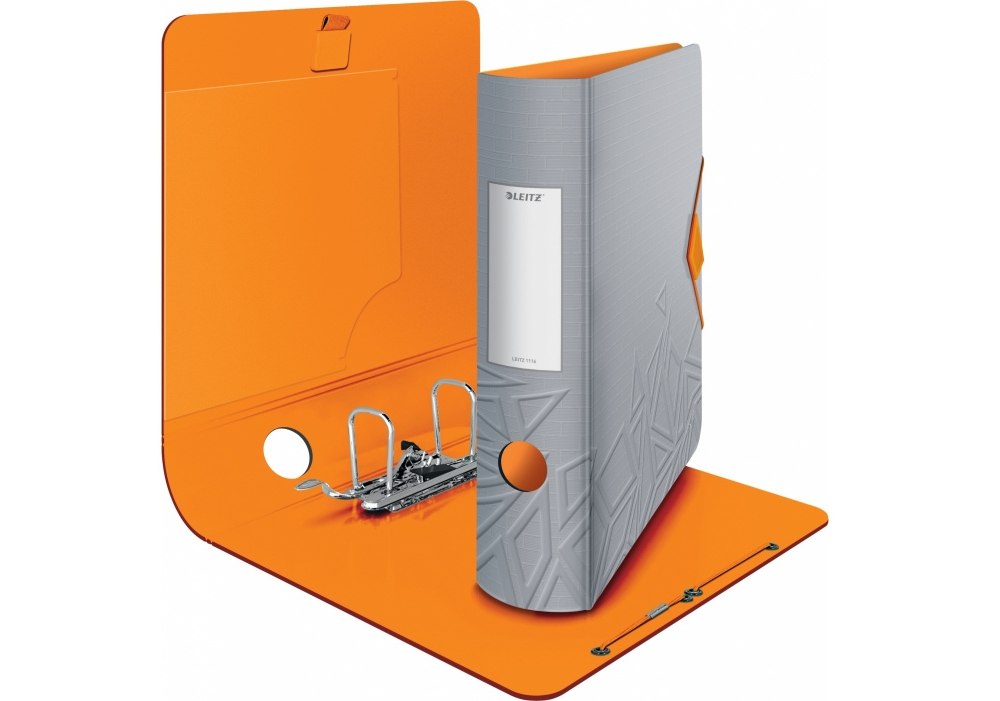 Папка-регистратор Leitz Active Urban Chic 180°, 82мм, серая