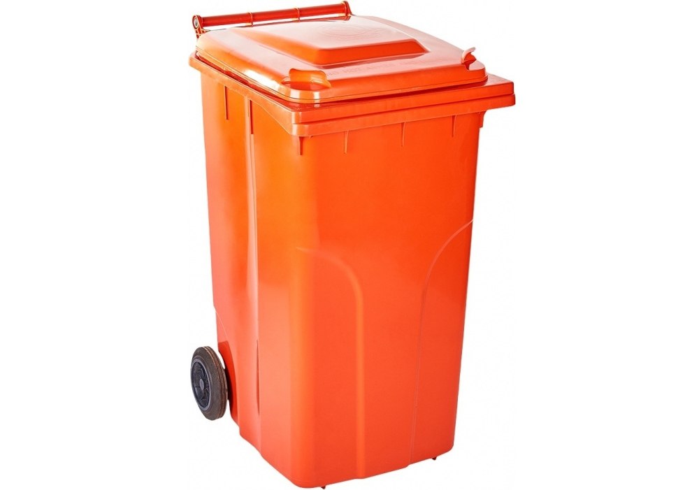 Контейнер для сміття Алеана  240л., помаранч.