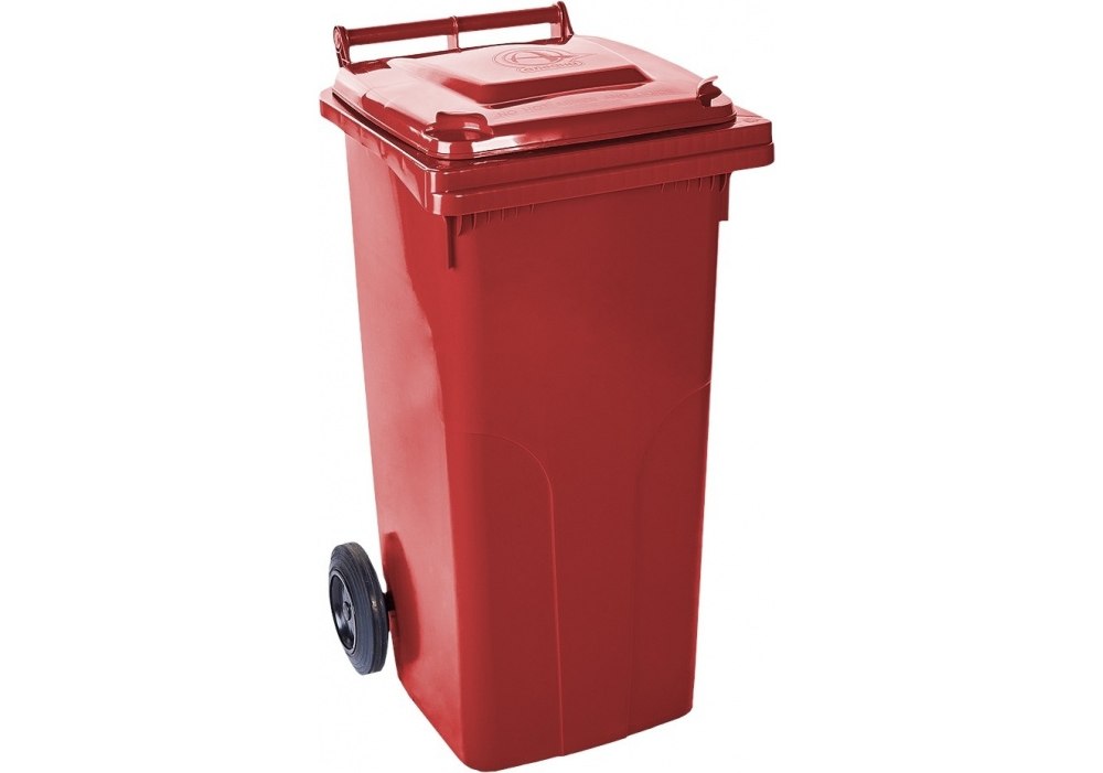 Контейнер для сміття Алеана 240л., червоний