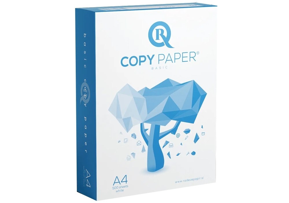Купить Бумага офисная Basic COPY PAPER А4 80г/м2 500 лист. класс С ...