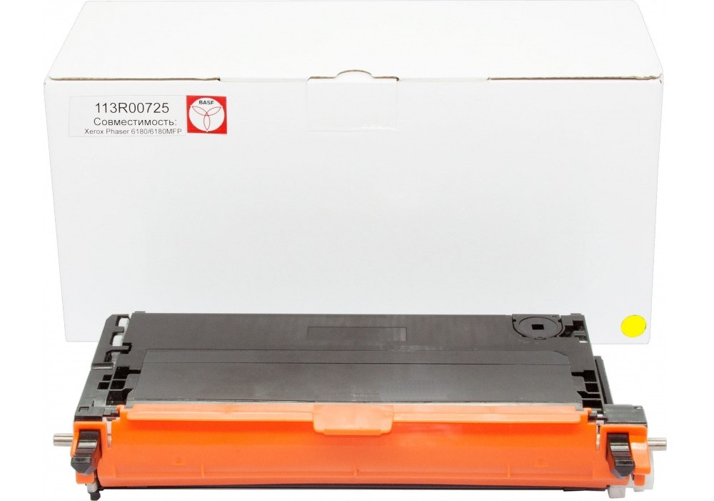 Картридж для Xerox Phaser 6180, 6180N, 6180DN BASF 113R00725  Yellow BASF-KT-113R00725