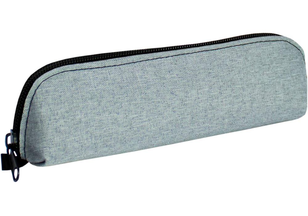 Пенал м'який трикутний, 20,5х5х4см, сірий