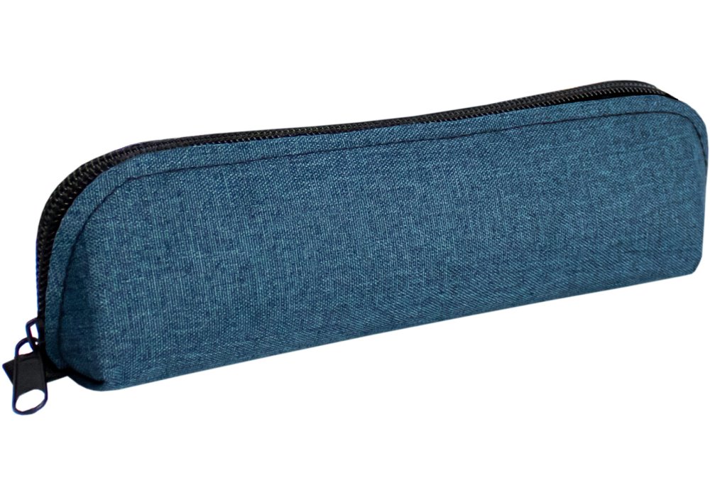 Пенал м'який трикутний, 20,5х5х4см, темно-синій