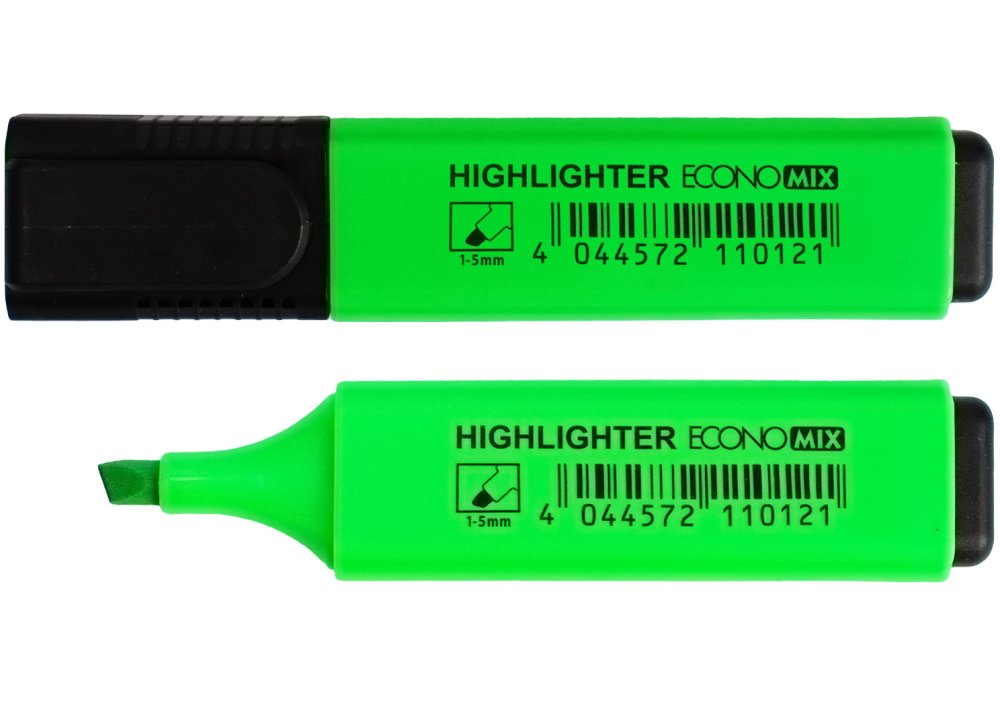 Маркер текстовий ECONOMIX 1-5 мм, колір зелений