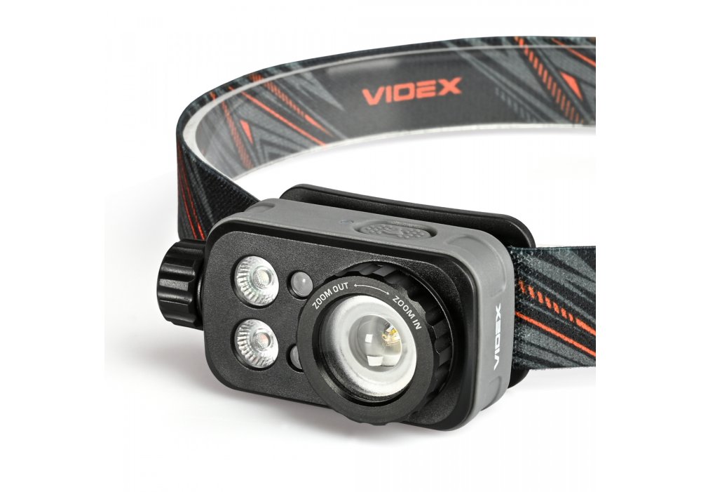 Налобний світлодіодний ліхтарик VIDEX VLF-H046Z 500Lm 5000K