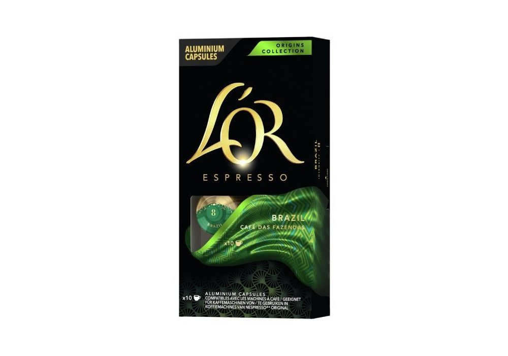 Кава мелена в капсулах L’OR Espresso Brazil №8 10x52г