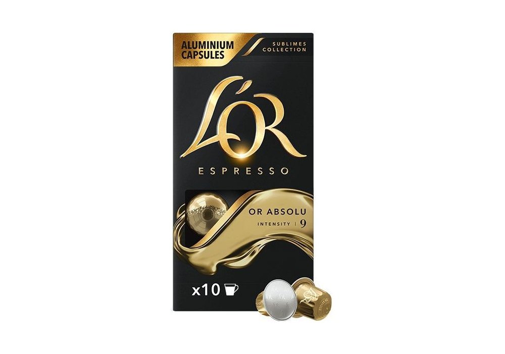 Кава мелена в капсулах L'OR Espresso Or Absolu №9 10х52г