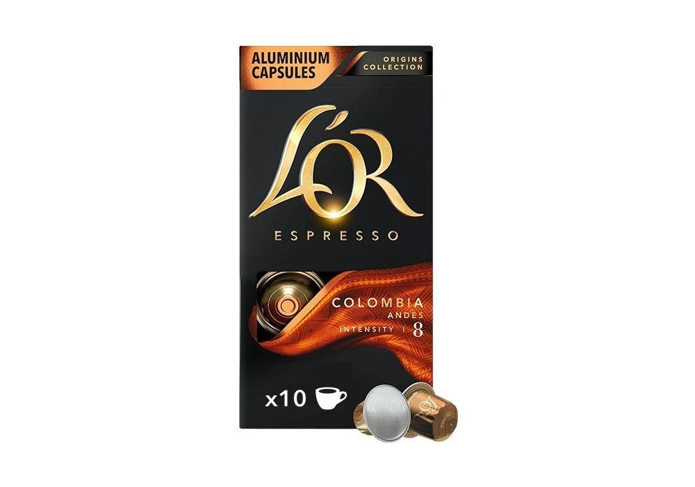 Кава мелена в капсулах L'OR Espresso Colombia 10х52г