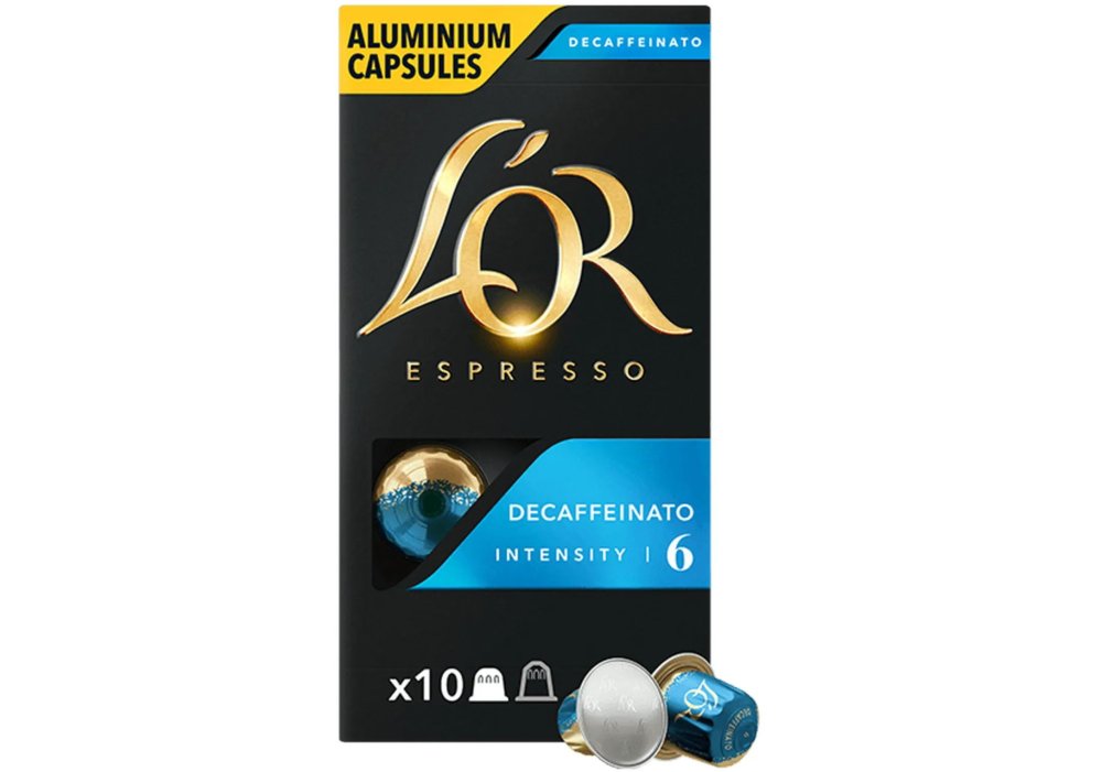 Кава мелена в капсулах L'OR Espresso Decaffeinato 10х52г