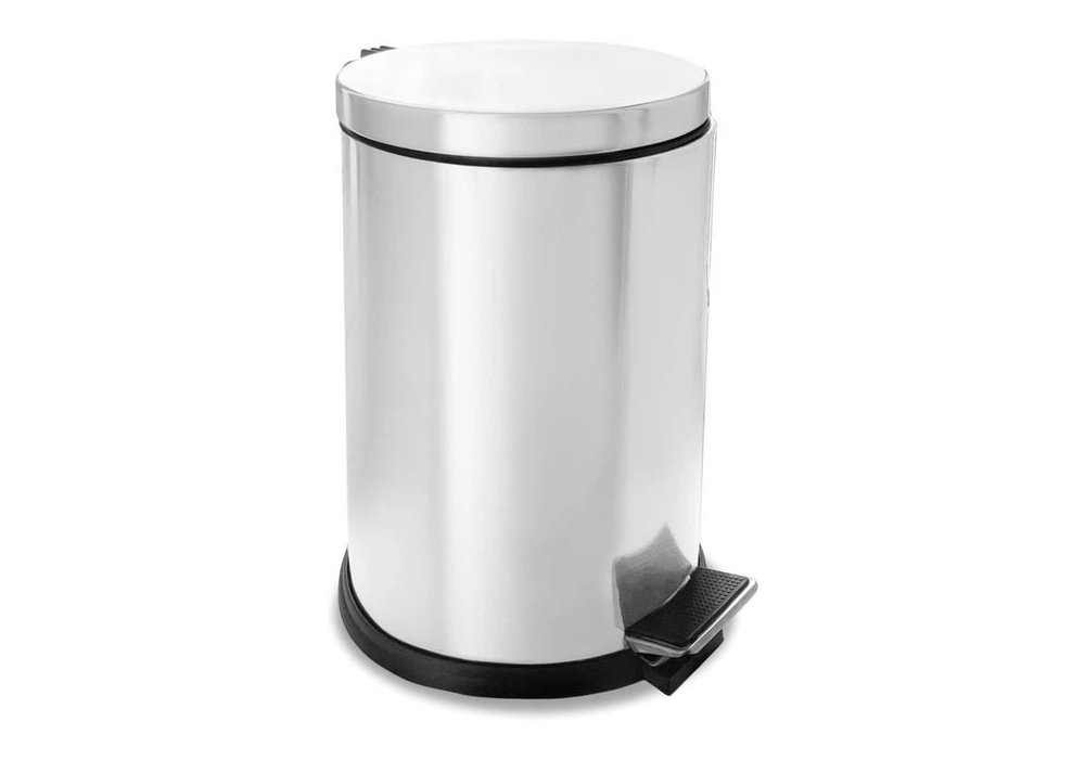 Відро металеве з педаллю, 12 л