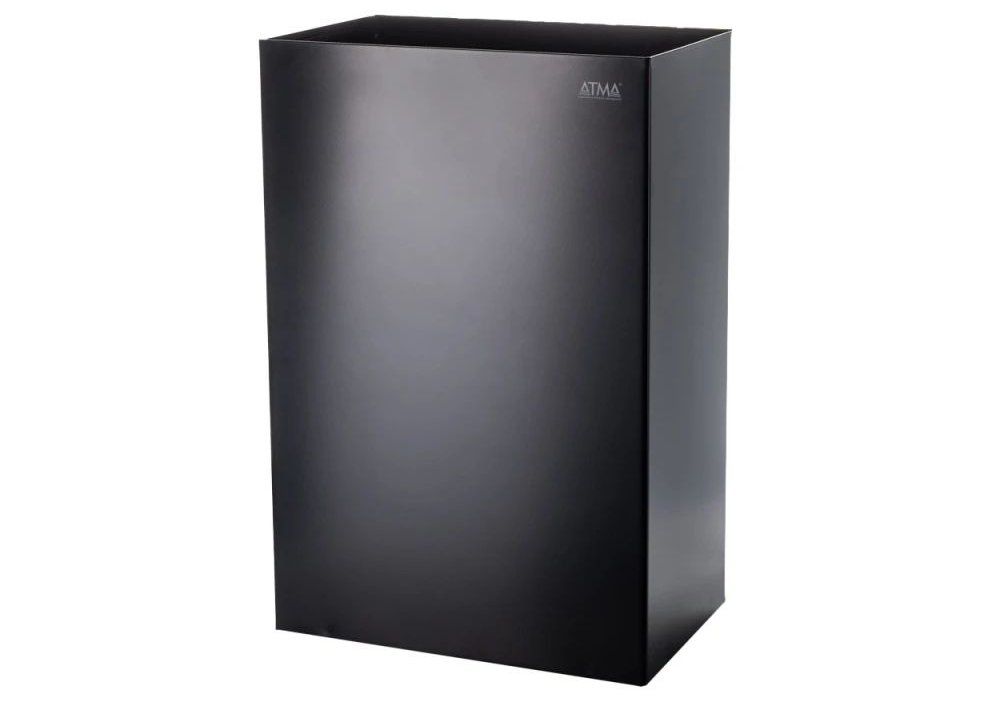 Корзина для паперових  рушн.,метал ЧОРНА 16л ТМ АТМА