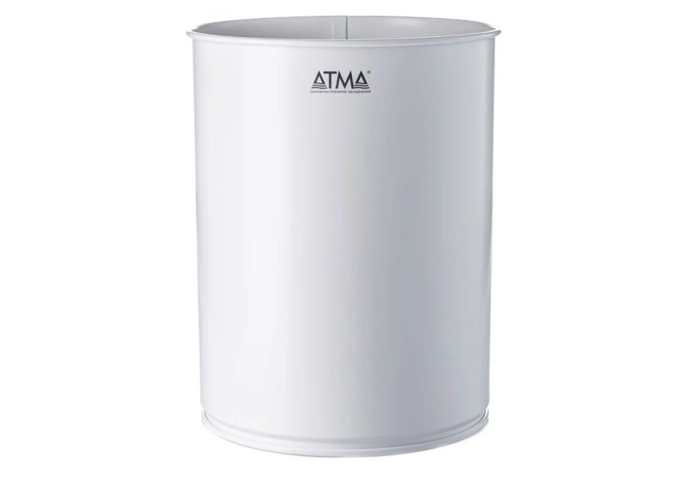 Корзина металева ТМ АТМА  офісна біла 12л,23х29