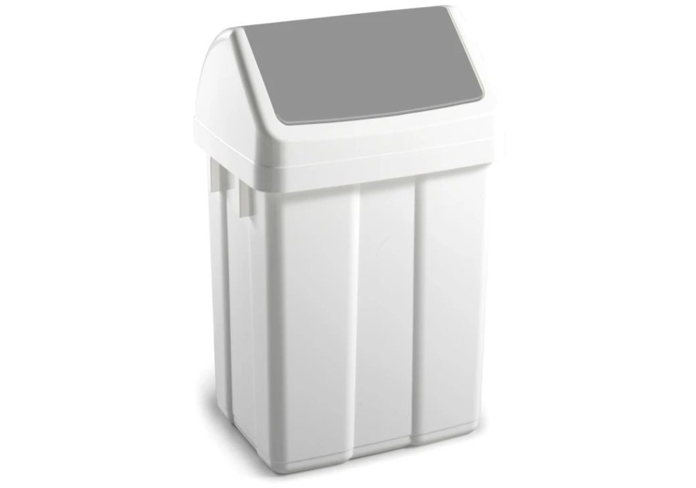 Урна TTS Мах 12 л серая крышка