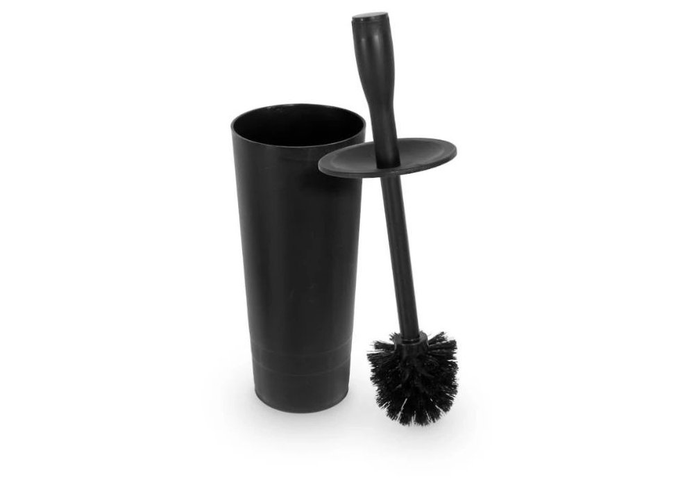 Ершик для унитаза с поддоном Igeax Industrial черный