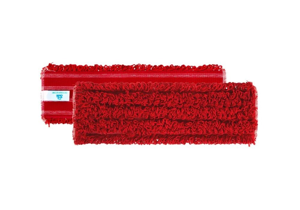 Моп ТМ TTS Velcro, червоний, 40 см.