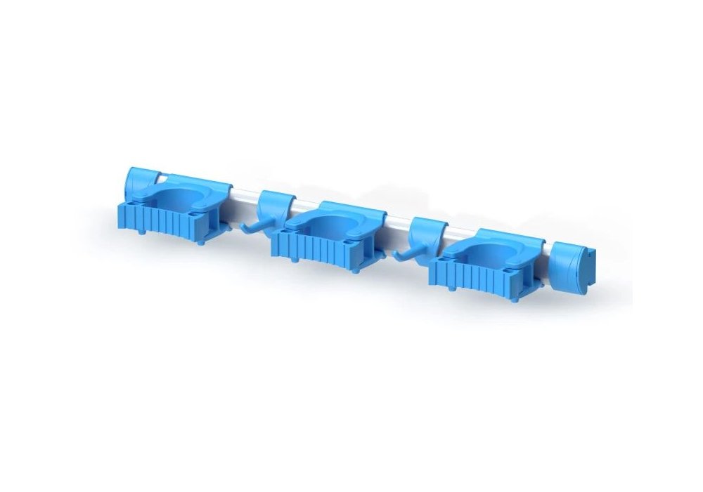 Держатель уборочного инвентаря Igeax настенный 50 см синий