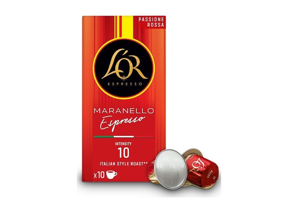 Кофе молотый в капсулах L'OR Passione Rossa Espresso Maranello 10х52г