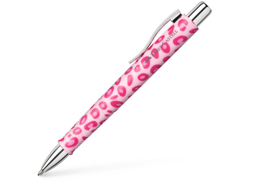 Ручка кулькова автомат. Faber-Castell POLY BALL LEO SUGARSPOTS, синя