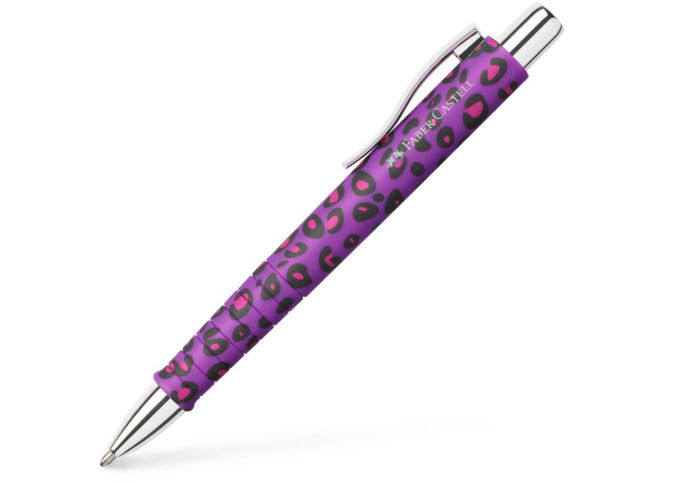 Ручка кулькова автомат. Faber-Castell POLY BALL LEO NIGHTSHADE, синя