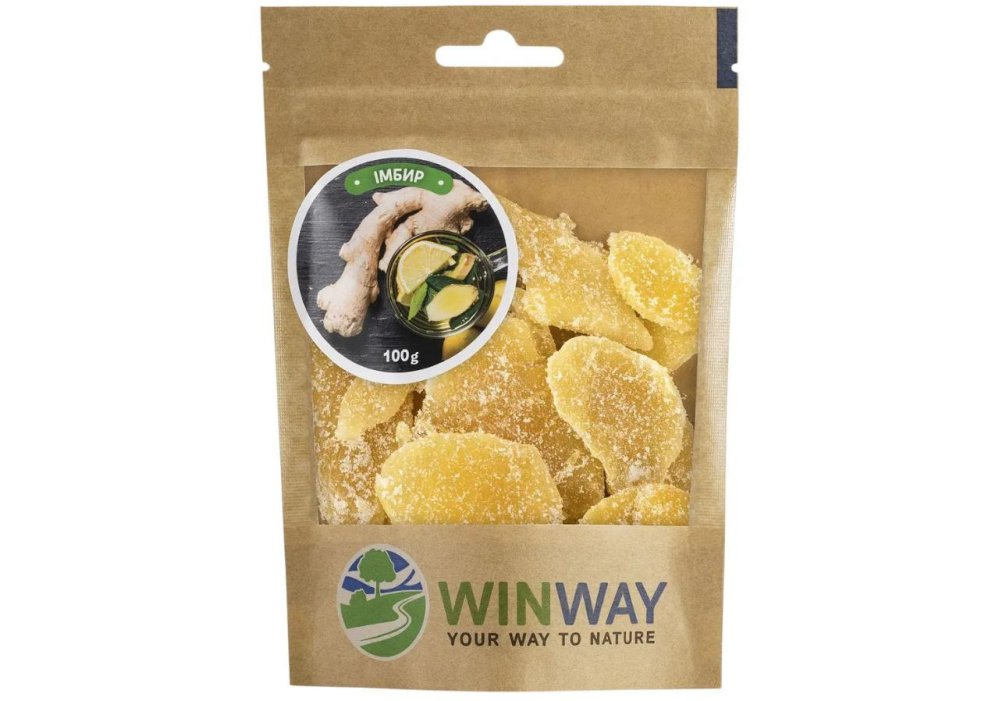 Імбир сушений «WINWAY», zip-пакет, 100г