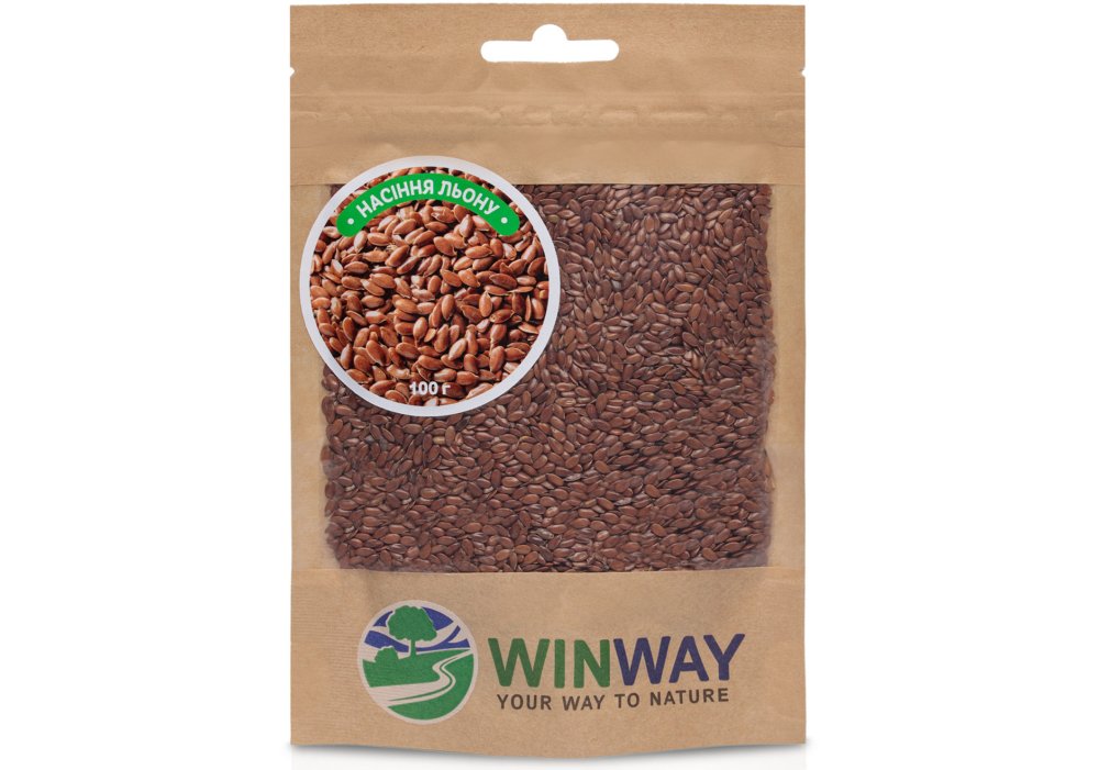 Насіння Льону «WINWAY», zip-пакет, 100г