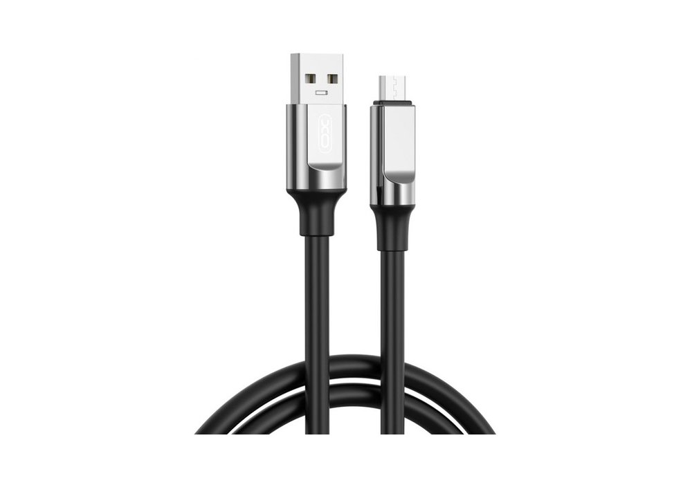 Кабель XO NB251 Liquid Silicone Rubber USB-A to Micro - 6A - 1m Black