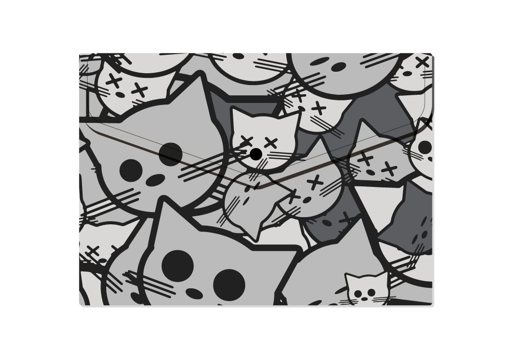 Папка-конверт А5 на кнопці, 180 мкм