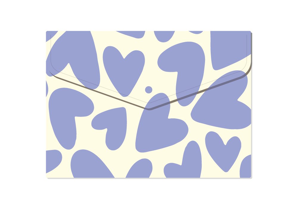 Папка-конверт А5 на кнопці, 180 мкм