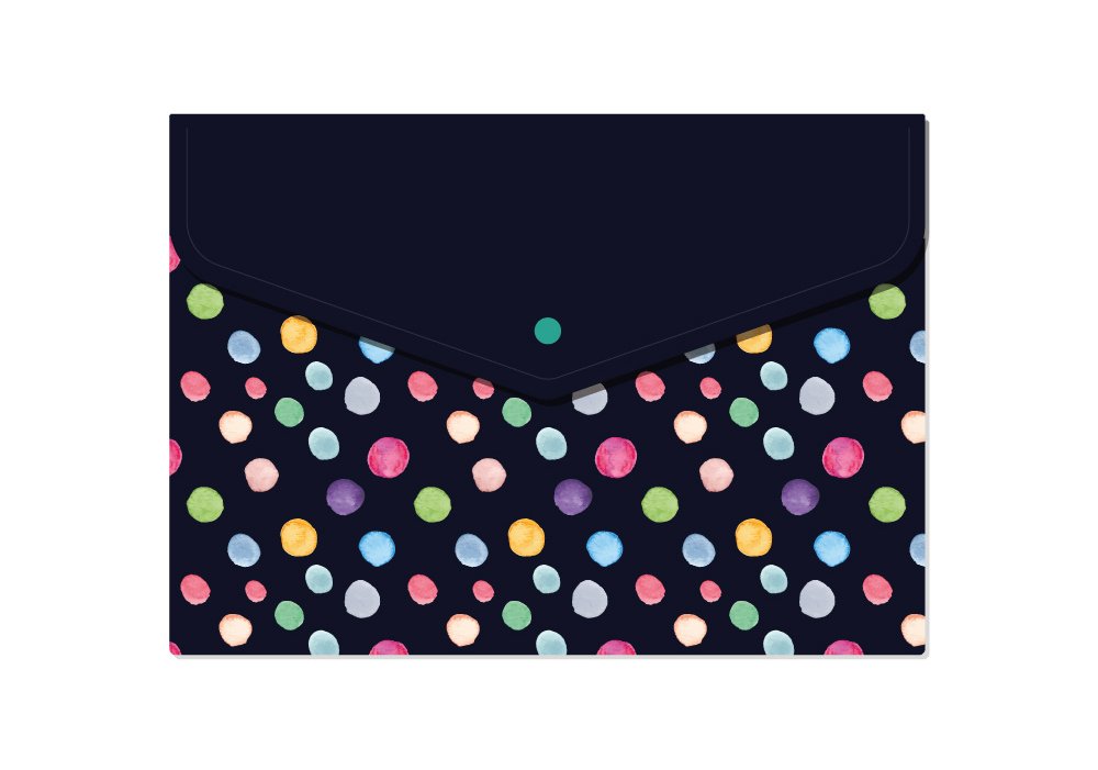 Папка-конверт А5 на кнопці, 180 мкм