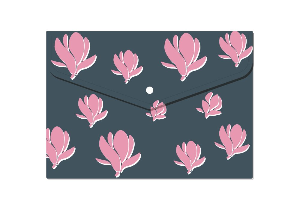 Папка-конверт А5 на кнопці, 180 мкм