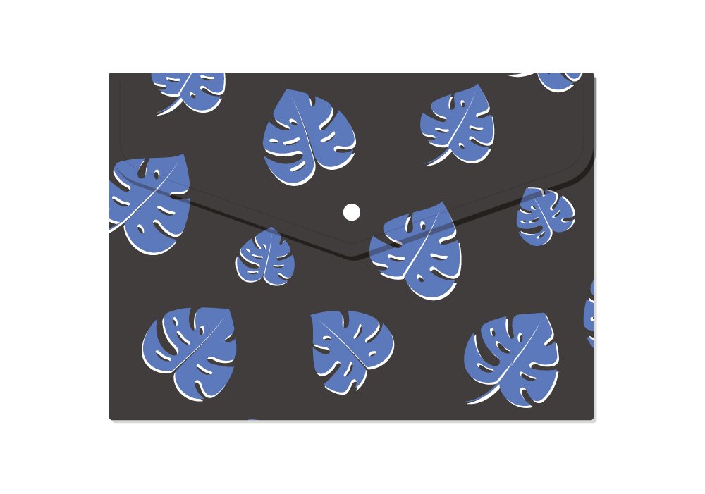 Папка-конверт А5 на кнопці, 180 мкм