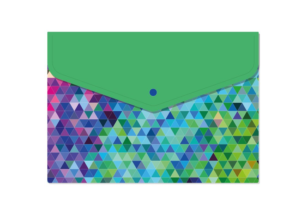 Папка-конверт А5 на кнопці, 180 мкм