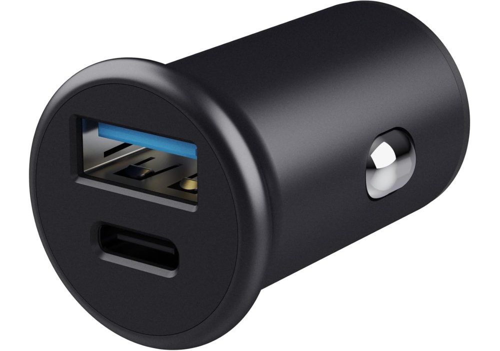 Автомобильное зарядное устройство Trust 38Вт USB-A/USB-C PD, QC, черный