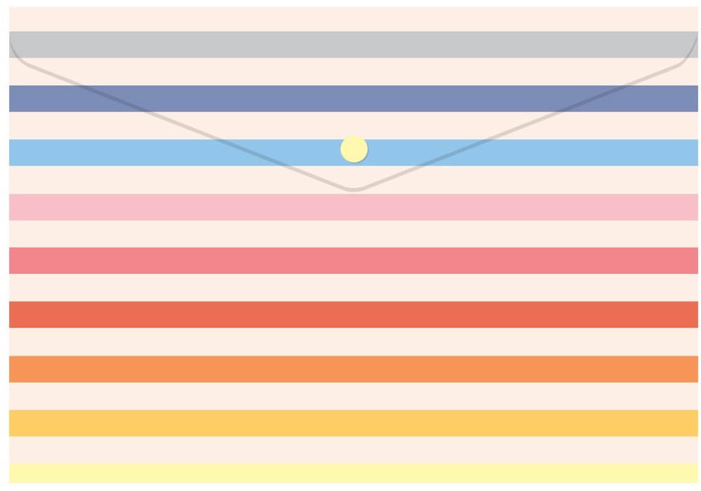 Папка-конверт А4 на кнопці, 180 мкм