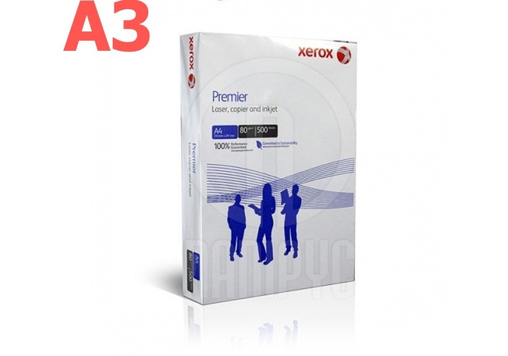 Купить Бумага офисная XEROX Premier A3, 80 г/м2, 500 л, класс A - ПАПИРУС