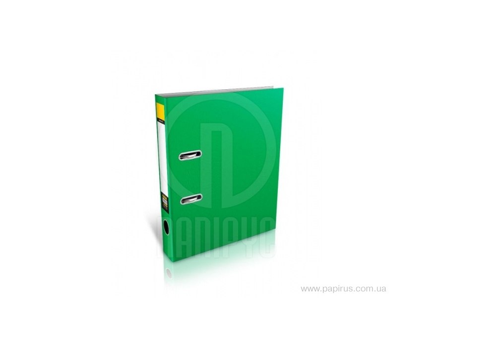 Папка-реєстратор Format, ламинированный картон, А4, 50мм, зелена