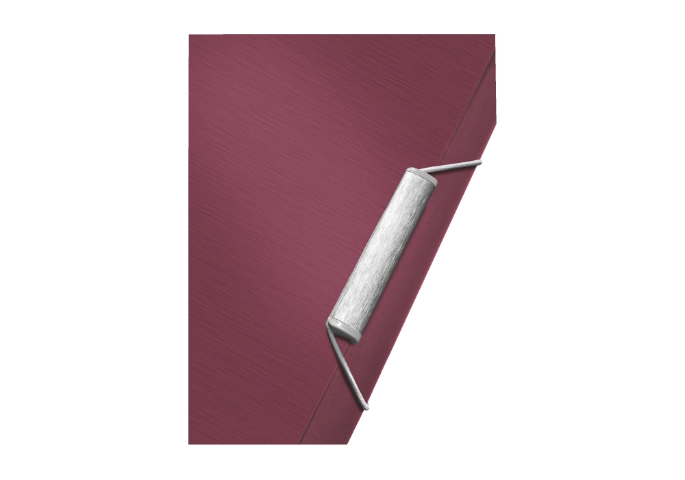 Папка-бокс А4 на резинке Leitz Style, PP на 150 лист., гранатовый красный